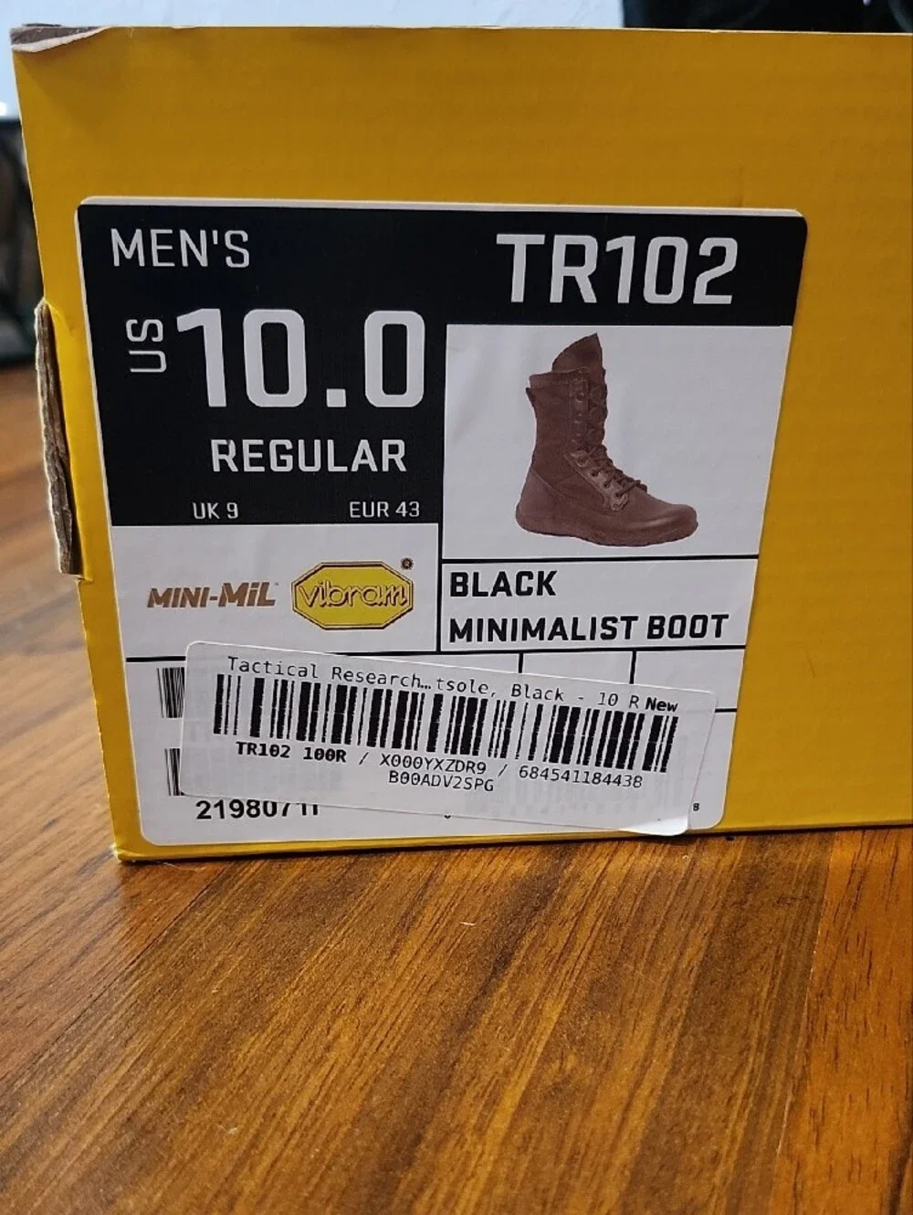 Belleville Men's Size 10R Black Quick-drying Tactical Lace-Up Boots